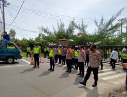Polres Bangka Turunkan 63 Personil Kawal Aksi Unjuk Rasa di PLTU Air Anyir