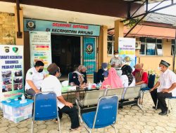 Jasa Raharja Bersama Samsat Setempoh Gelar Pemeriksaan Kesehatan Gratis di Kecamatan Payung