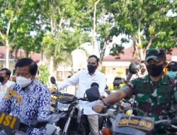 Ajak Masyarakat Disiplin Protokol Kesehatan, PT Timah Tbk Serahkan 35 Ribu Lembar Masker ke Polda Babel