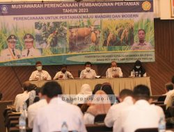 Wagub Abdul Fatah Buka Musrenbangtan Tahun 2023