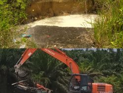 Jalan Kencana VIII Perumahan Pemkab Bateng Putus, Ada Eskavataor Sedang Pindahkan Ponton