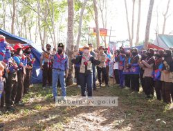 Datangi Tiap Tenda Jamda IV, Kak Melati Pastikan Peserta Kemah Sehat dan Aman