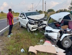 Kecelakaan Ganda di Dusun Pal 4, Penumpang Carry Meninggal Dunia