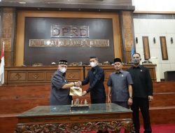 DPRD Bangka Barat Berikan Catatan pada LKPj Bupati 2021, dan Penyampaian Perda Prioritas