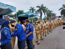 Gubernur Pimpin Apel Pagi dan Halalbihalal dengan Pegawai Pemprov Babel