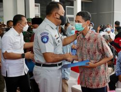 Jasa Raharja Serahkan Santunan KorbanMeninggal Dunia Kecelakaan BusTol Mojokerto