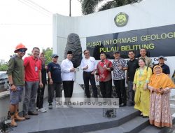 Pj Gubernur Kunjungi Pusat Informasi Geologi Pulau Belitung