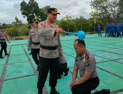 23 Personel Polres Bangka Barat Naik Pangkat