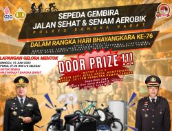 Polres Babar Ajak Masyarakat Berolahraga, Ada Hadiah Motor
