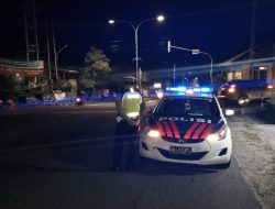 Tekan Kasus Kecelakaan, Satlantas Polres Babar Rutin Patroli