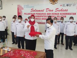 Wabup Debby Jabat Ketua PMI Basel Periode 2022-2027