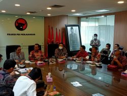 Temui Fraksi PDIP DPR RI Bupati Riza Bahas Program Pembangunan