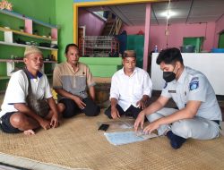 Jasa Raharja Babel Serahkan Santunan Korban Kecelakaan Motor Tertabrak Mobil di Simpang Teritip