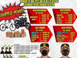 Lomba Burung Kicau dan Jalan Sehat Ikut Meriahkan HUT ke 76 Hari Bhayangkara Polres Basel