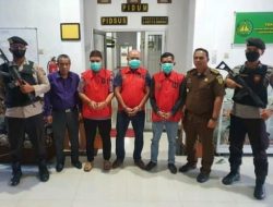 Tiga Tersangka Kasus Tipikor Capem BRI Depati Amir Ditahan Kejari Bateng