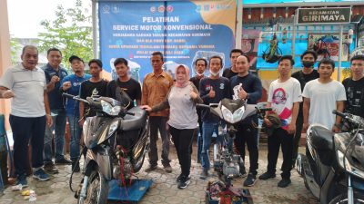16 Pemuda Girimaya Ikuti Pelatihan Servis Motor