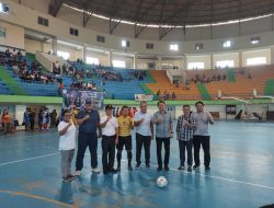 Membuka Pertandingan Futsal Antar Gereja, Suryo: Olahraga Memang Harus Ditingkatkan
