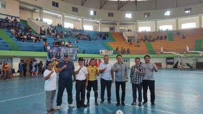 Membuka Pertandingan Futsal Antar Gereja, Suryo: Olahraga Memang Harus Ditingkatkan