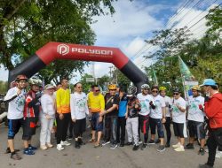 Bupati dan Ribuan Warga Kota Meriahkan Fun Bike Hut Kota Koba ke-168
