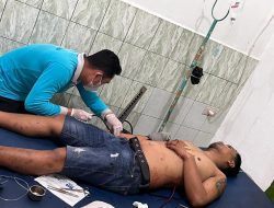 Pegawai Karaoke di Parittiga Ditusuk Orang Tidak Dikenal