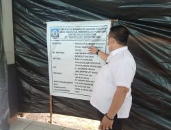 Ketua DPRD Basel Minta Kontraktor Kerjakan Proyek Sesuai RAB