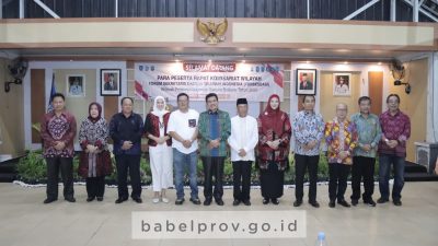 Sekda Babel Kukuhkan Kepengurusan Forsesdasi Wilayah Babel