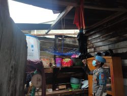 Puluhan Rumah di Desa Ranggas Diterjang Puting Beliung