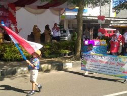 Anak-anak TK dan PAUD se-Kecamatan Koba Meriahkan Pawai HUT ke-77 RI
