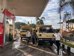 Ngerit BBM Subsidi, Dua Truk dan Sopir Diamankan Polda Babel