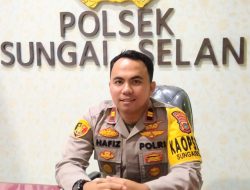 Cegah Narkoba Masuk dari Pelabuhan, Polsek Sungaiselan Rutin Patroli