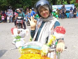 Tim Karnaval Kendaraan Hias PT Timah Tbk Kembali Sabet Juara di Bangka Barat