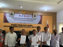 Fakultas Hukum UBB dan KPU Provinsi Babel Jalin Kerjasama Tri Dharma Perguruan Tinggi