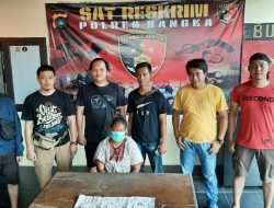 Nyuri Emas Tetangga, IRT di Sungailiat Diringkus Aparat