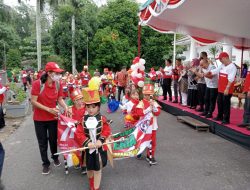 Sambut HUT PGK, Pawai Karnaval Paud dan TK Hiasi Rumdin Walikota