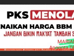 Protes Tolak Kenaikan Harga BBM, PKS Bangka Pasang Spanduk di Seluruh Kecamatan