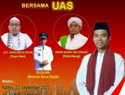 Ustadz Abdul Somad Bakal Ceramah di Masjid Jami’ Baitul Iman Desa Rajik