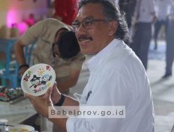 Pj Gubernur Babel Kagum Kreativitas Pengrajin Diorama Keramik Belitung