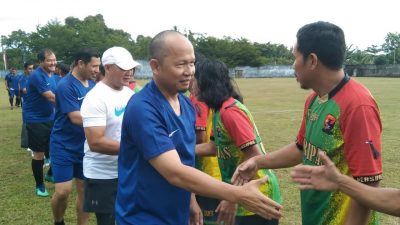 Algafry Sambut Positif Turnamen Sepakbola Kapolres Bangka Tengah Cup Tahun 2022