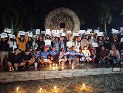 Aliansi Supporter Indonesia Babel Gelar Doa Bersama  untuk Korban Tragedi Stadion Kanjuruhan