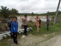 Tertibkan TI Tungau di Sungai Metung Nangka, Polsek Amankan Alat Tambang