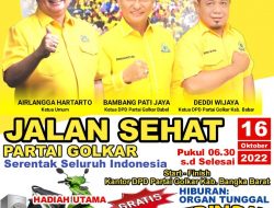 Siap-siap Bawa Pulang Honda Revo, Ini Rute Jalan Sehat HUT Golkar di Muntok