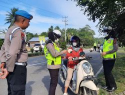 Sebanyak 89 Pengendara Ditilang Satlantas Babar