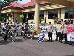 Polres Basel Bagikan Bansos Kepada Masyarakat di 50 Desa dan Tiga Kelurahan