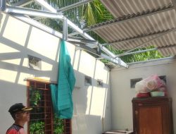 Diterjang Puting Beliung, Dua Unit Rumah di Sungailiat Rusak Parah