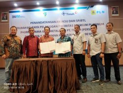 Siapkan Pasokan Listrik untuk Operasional Ausmelt, PT TIMAH Tbk Teken MoU dengan PLN