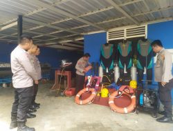 Tanggap Bencana Polairud Babar Periksa Kesiapan Peralatan SAR