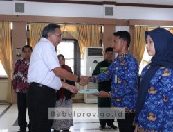 Pj. Gubernur Serahkan SK IPDN 2021/2022