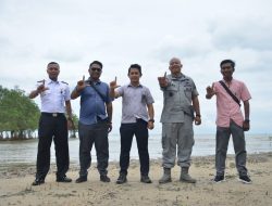 Komunitas Pecinta Alam Mutiara Pesisir Desa Batu Belubang Bersama PT TIMAH Tbk Bakal Tanam Mangrove di Desa Batu Belubang