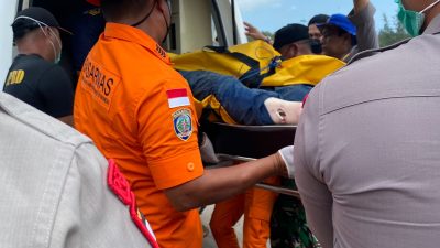 Hari Ketiga Pencarian, Tim SAR Temukan Jenazah Co-Pilot Helikopter BO-105 P 1103