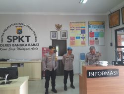 Cek Pelayanan Wakapolres Babar Datangi Unit SKCK dan SPKT